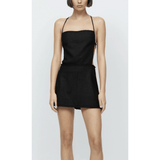 Alanis Apron Mini Dress - Endless - UAE Rental and Resale for Women's Fashion