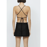 Alanis Apron Mini Dress - Endless - UAE Rental and Resale for Women's Fashion