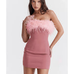 Alexa Warm Pink Mini Dress - Endless - UAE Rental and Resale for Women's Fashion