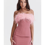 Alexa Warm Pink Mini Dress - Endless - UAE Rental and Resale for Women's Fashion