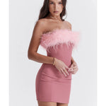 Alexa Warm Pink Mini Dress - Endless - UAE Rental and Resale for Women's Fashion