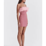 Alexa Warm Pink Mini Dress - Endless - UAE Rental and Resale for Women's Fashion