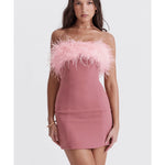 Alexa Warm Pink Mini Dress - Endless - UAE Rental and Resale for Women's Fashion