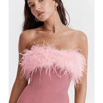 Alexa Warm Pink Mini Dress - Endless - UAE Rental and Resale for Women's Fashion