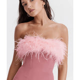 Alexa Warm Pink Mini Dress - Endless - UAE Rental and Resale for Women's Fashion