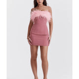 Alexa Warm Pink Mini Dress - Endless - UAE Rental and Resale for Women's Fashion