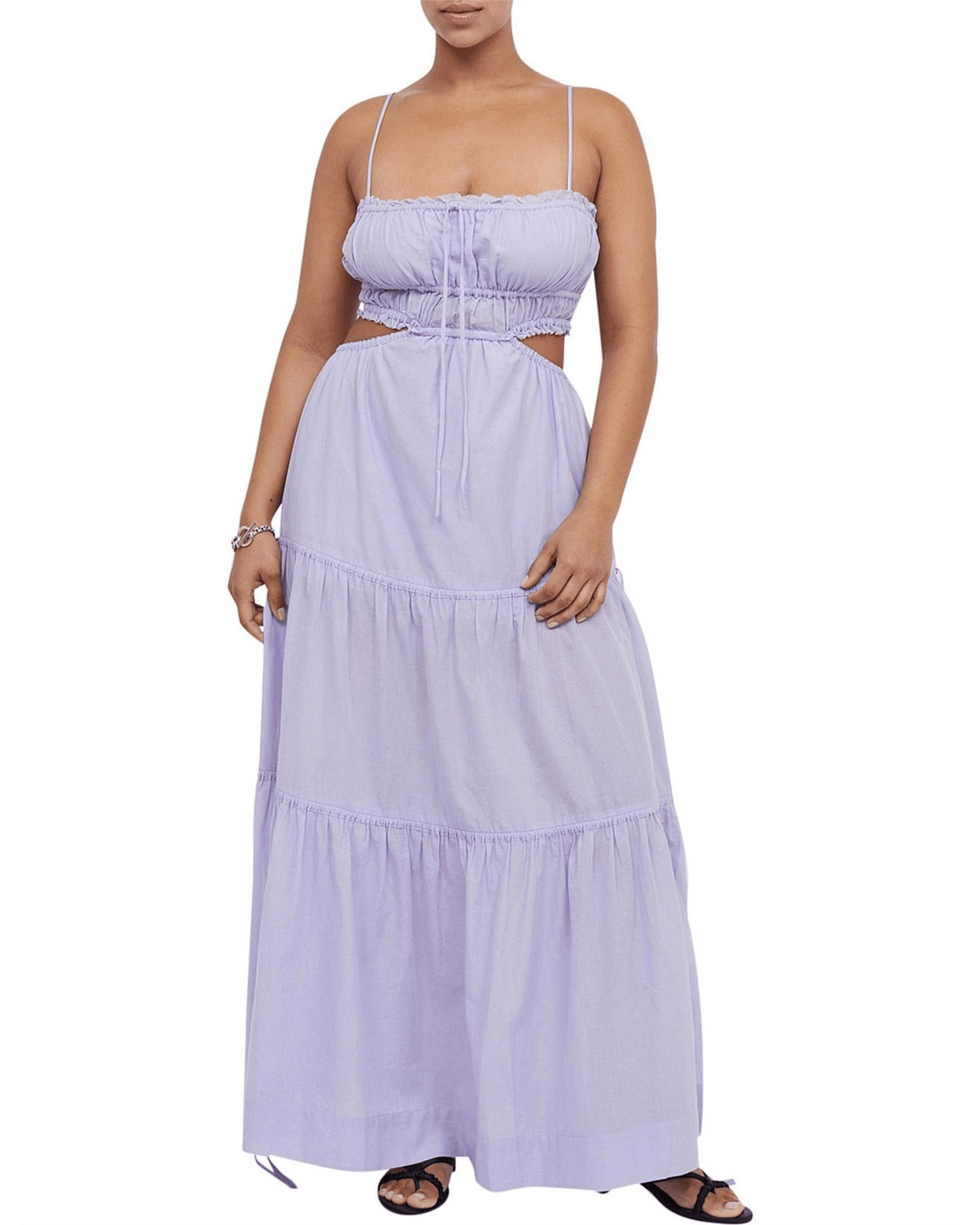 Alexandra Tie Maxi Dress - Endless - UAE Rental and Resale for Women's Fashion
