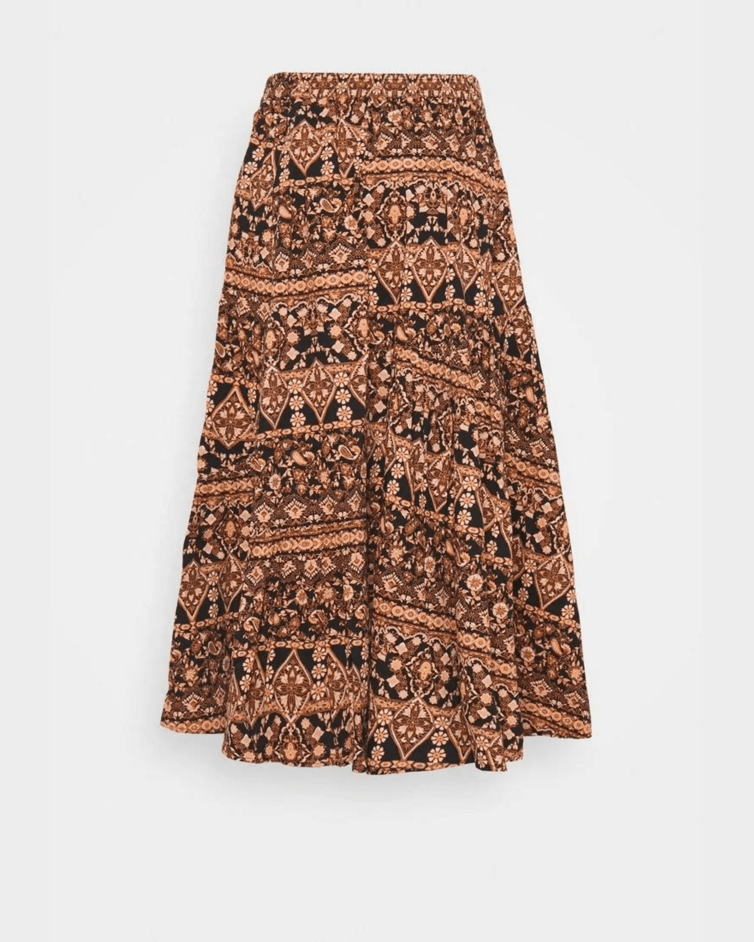 All About The Tiers Printed Midi Skirt - Endless - UAE Rental and Resale for Women's Fashion