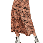 All About The Tiers Printed Midi Skirt - Endless - UAE Rental and Resale for Women's Fashion