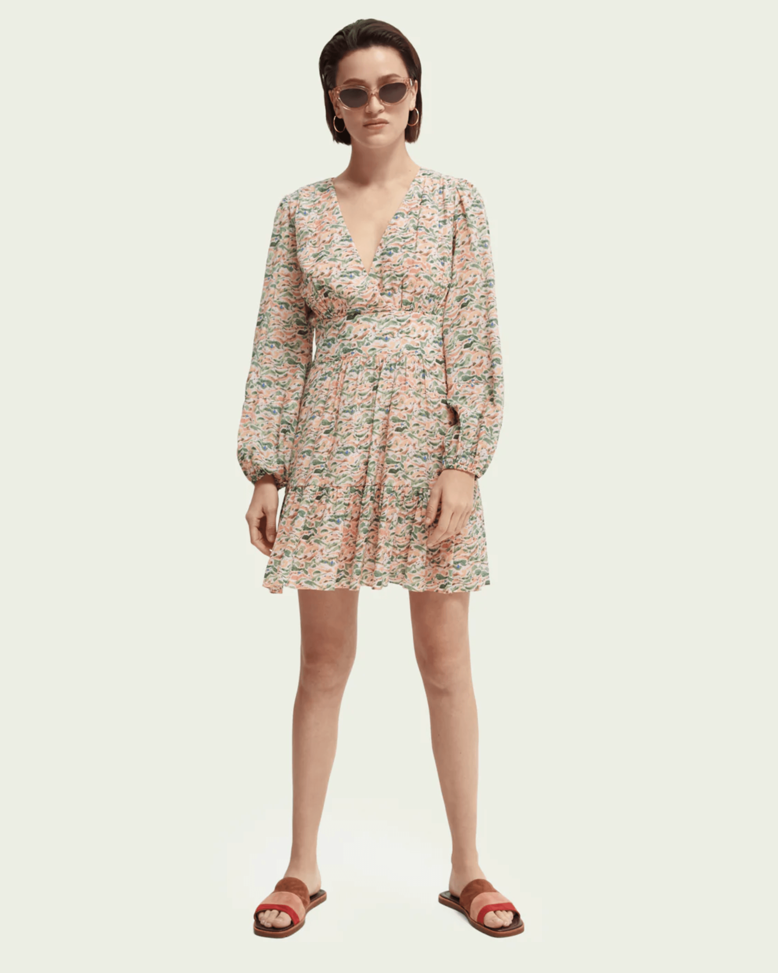 Allover Printed Dress - Endless - UAE Rental and Resale for Women's Fashion
