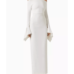 Amalie Long Crepe Dress - Endless - UAE Rental and Resale for Women's Fashion