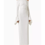 Amalie Long Crepe Dress - Endless - UAE Rental and Resale for Women's Fashion