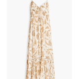 Amyris Kesara Lace-up Floral-print Gauze Maxi Dress - Endless - UAE Rental and Resale for Women's Fashion