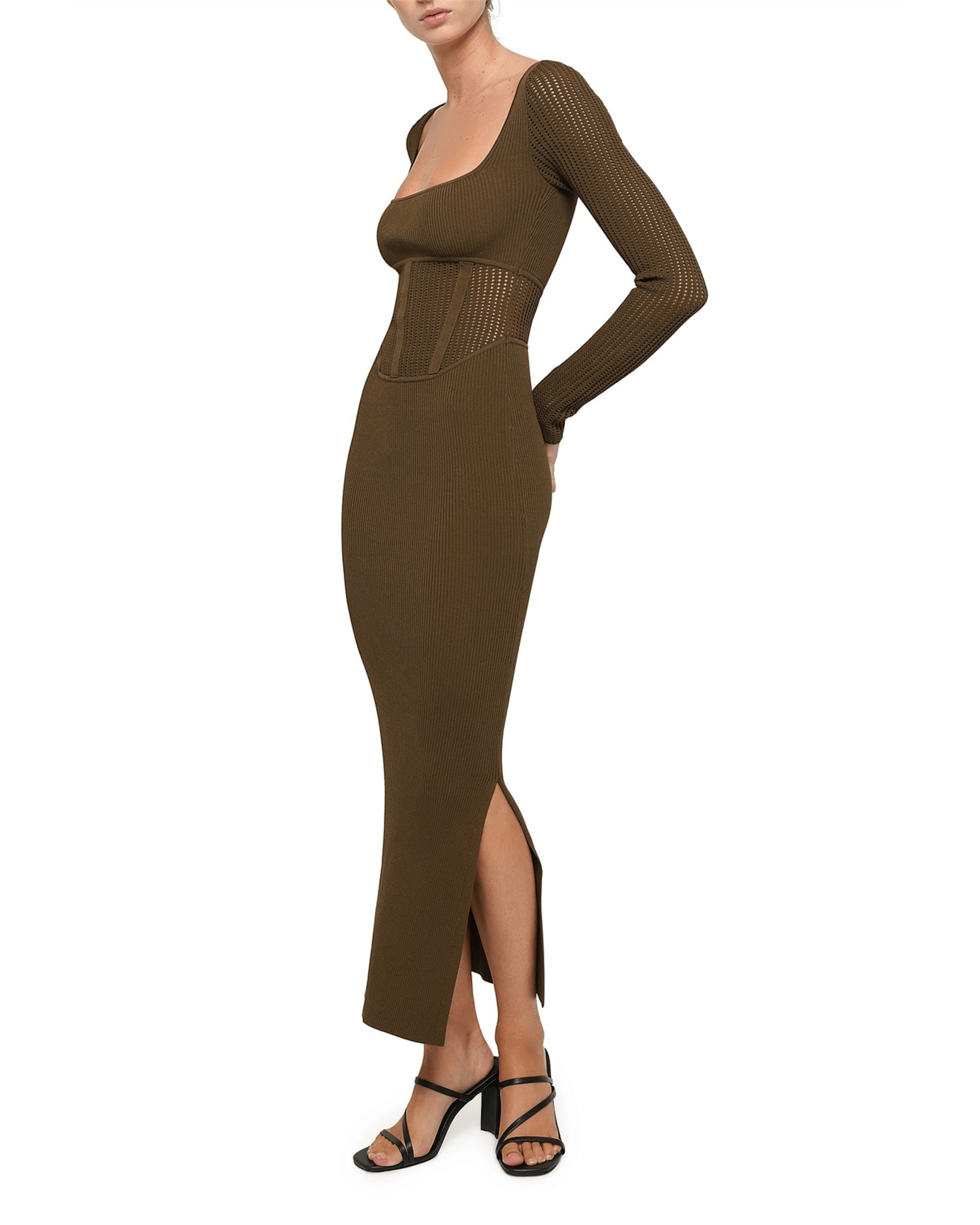 Analia Knit Corset Dress - Endless - UAE Rental and Resale for Women's Fashion