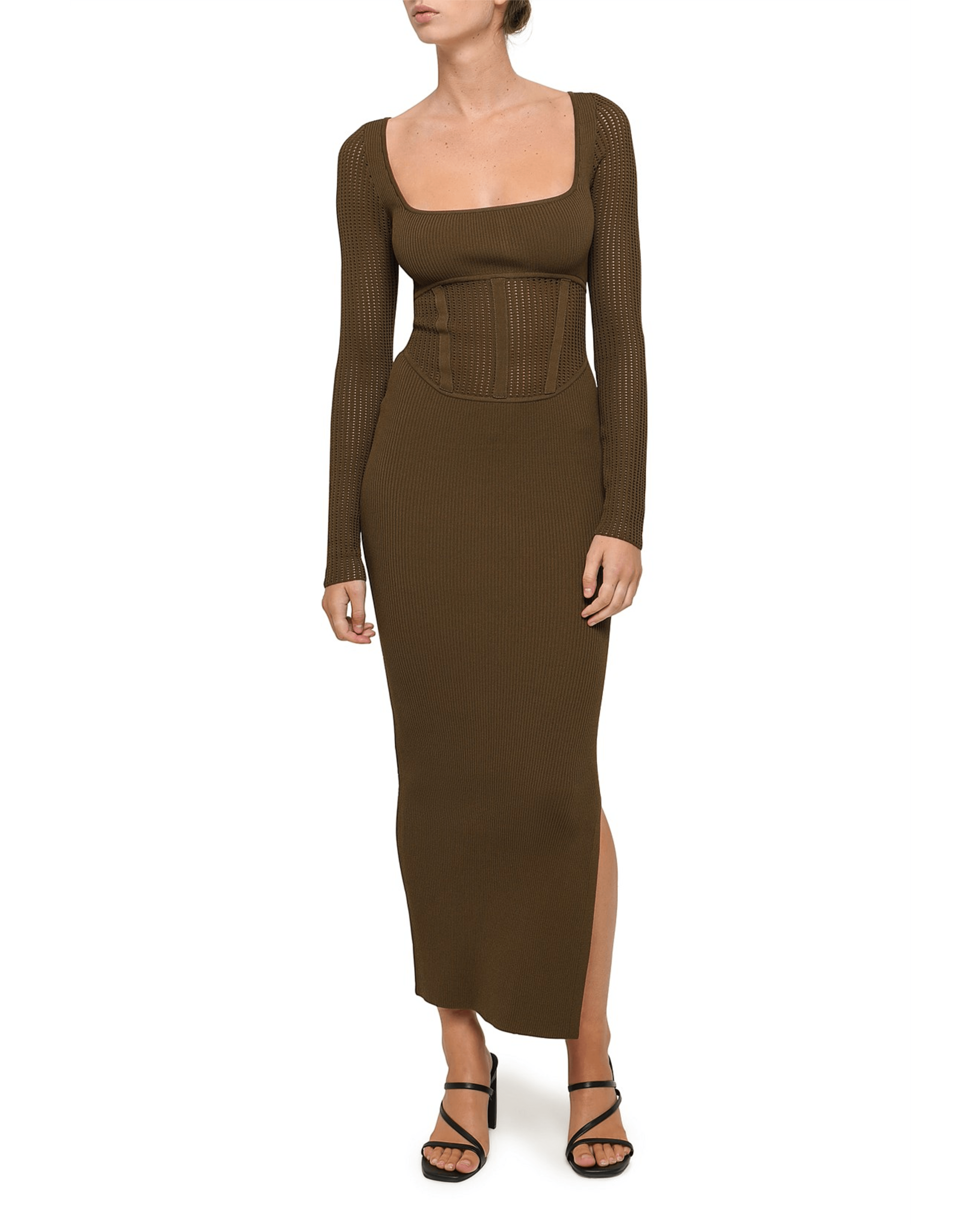 Analia Knit Corset Dress - Endless - UAE Rental and Resale for Women's Fashion