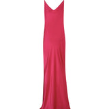 Woman wearing hot pink satin slip dress in tropical setting — Rat & Boa | Endless UAE
