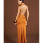 Angelica Gown - Rust - Endless - UAE Rental and Resale for Women's Fashion
