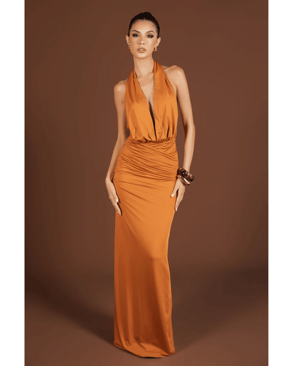 Endless | Shop Angelica Gown - Rust by By Alle | UAE’s Leading Rental ...