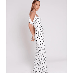 Antonia Polka-Dot Maxi Dress - Endless - UAE Rental and Resale for Women's Fashion