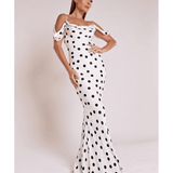 Antonia Polka-Dot Maxi Dress - Endless - UAE Rental and Resale for Women's Fashion