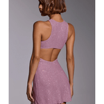 Arabella Embellished A-Line Mini Dress - Endless - UAE Rental and Resale for Women's Fashion