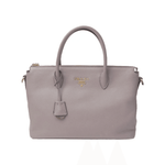 Argilla Gray Vitello Phenix Leather Satchel Shoulder Bag - Endless - UAE Rental and Resale for Women's Fashion