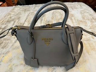 Argilla Gray Vitello Phenix Leather Satchel Shoulder Bag - Endless - UAE Rental and Resale for Women's Fashion