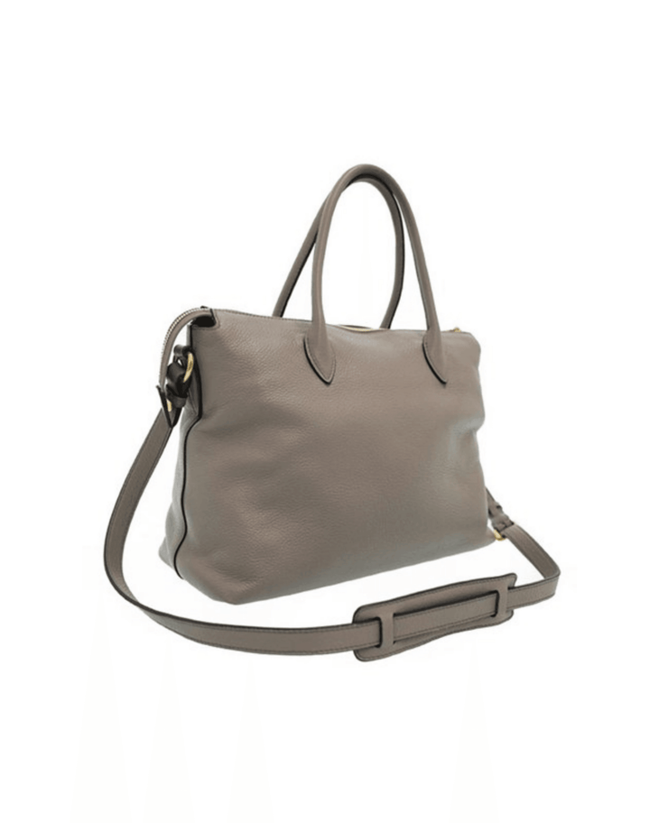 Argilla Gray Vitello Phenix Leather Satchel Shoulder Bag - Endless - UAE Rental and Resale for Women's Fashion