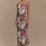 Ella Strapless Chiffon Maxi Dress