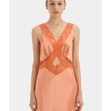 Aries Cut Out Gown in Orange Peach - Endless - UAE Rental and Resale for Women's Fashion