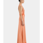 Aries Cut Out Gown in Orange Peach - Endless - UAE Rental and Resale for Women's Fashion
