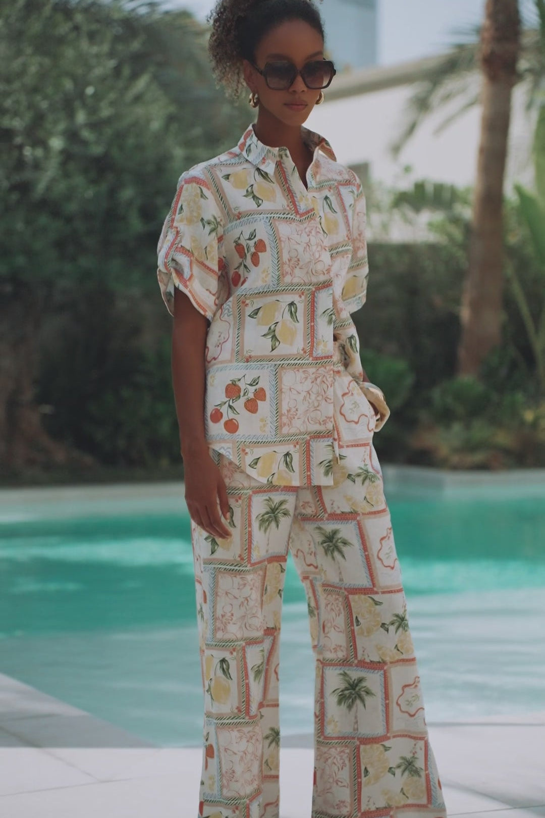 Artie Amalfi Linen Co-ord Set - Endless - UAE Rental and Resale for Women's Fashion