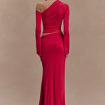 Asymmetrical Maxi Co-Ord With Floral Hardware - Endless - UAE Rental and Resale for Women's Fashion