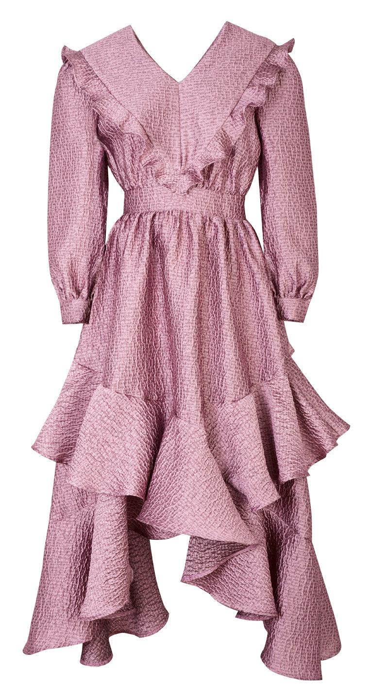 Asymmetrical Midi Dress - Endless - UAE Rental and Resale for Women's Fashion