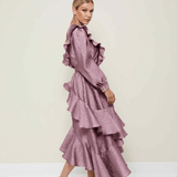 Asymmetrical Midi Dress - Endless - UAE Rental and Resale for Women's Fashion