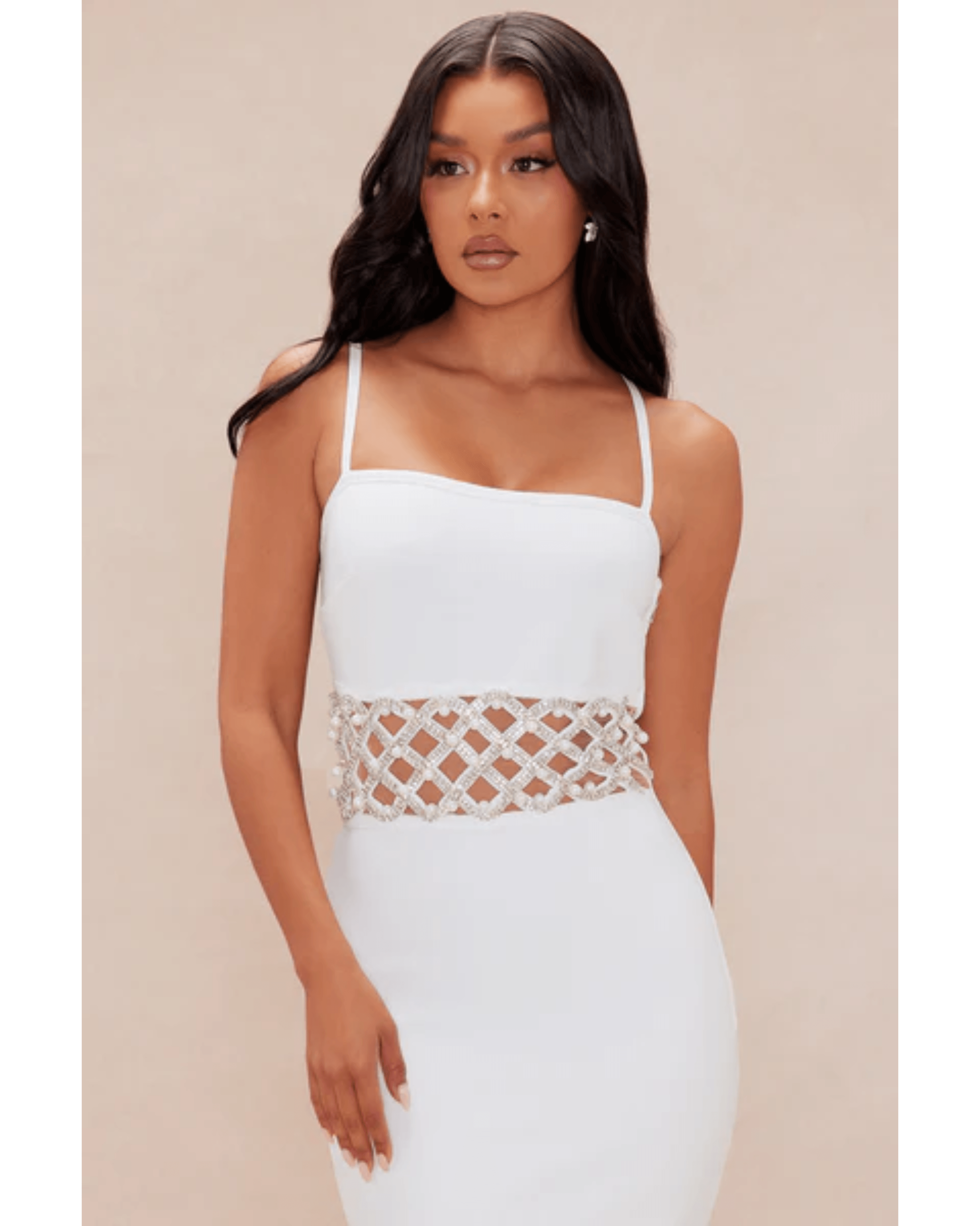 Athina Embellished Maxi Dress - Endless - UAE Rental and Resale for Women's Fashion