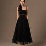 Aurora Pleated Midi Dress - Endless - UAE Rental and Resale for Women's Fashion