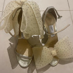 Aveline 100mm Bow-embellished Sandals - Endless - UAE Rental and Resale for Women's Fashion