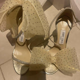 Aveline 100mm Bow-embellished Sandals - Endless - UAE Rental and Resale for Women's Fashion
