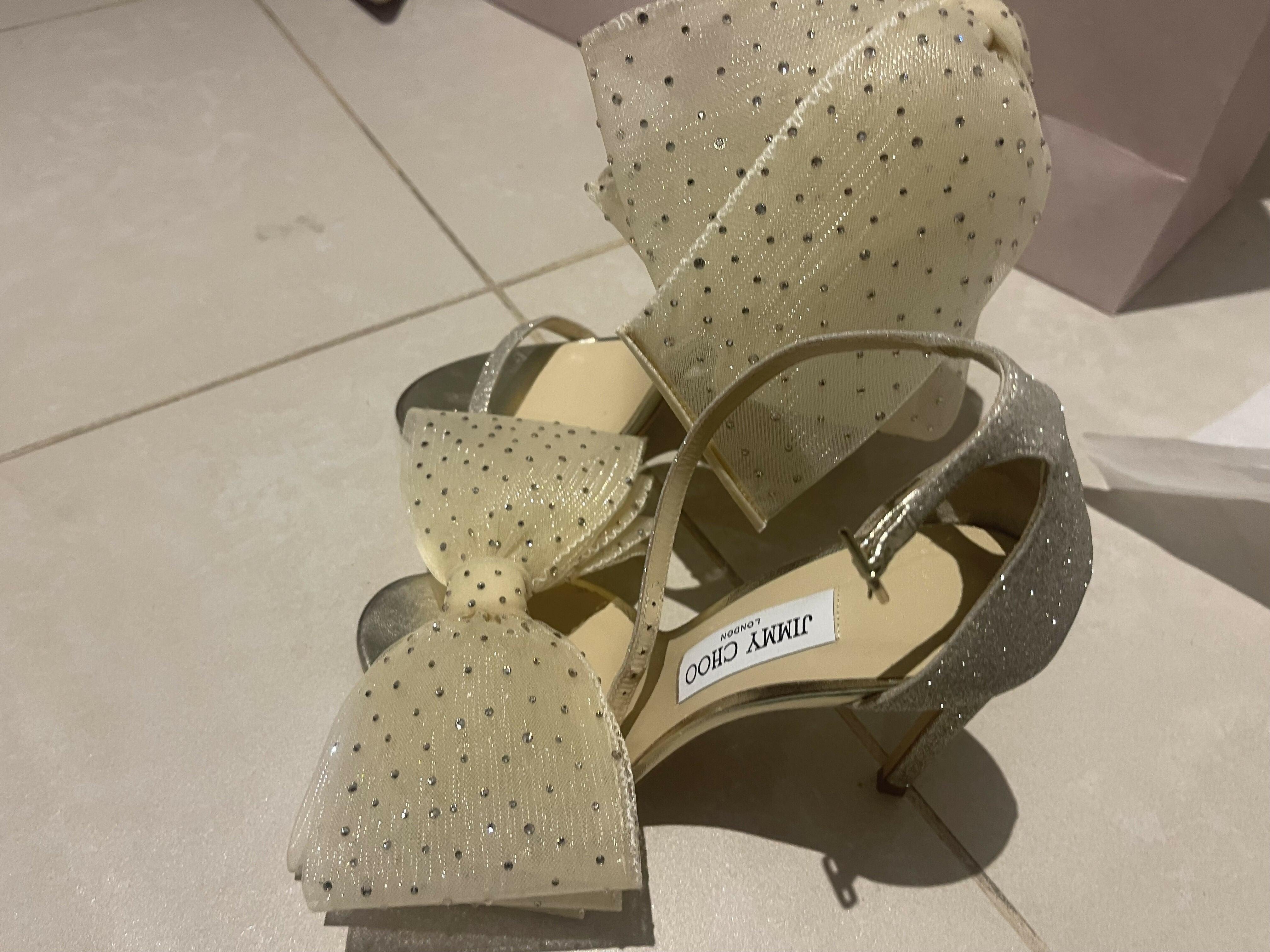 Aveline 100mm Bow-embellished Sandals - Endless - UAE Rental and Resale for Women's Fashion