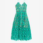 Azaelea Floral-embroidered Woven Midi Dress - Endless - UAE Rental and Resale for Women's Fashion