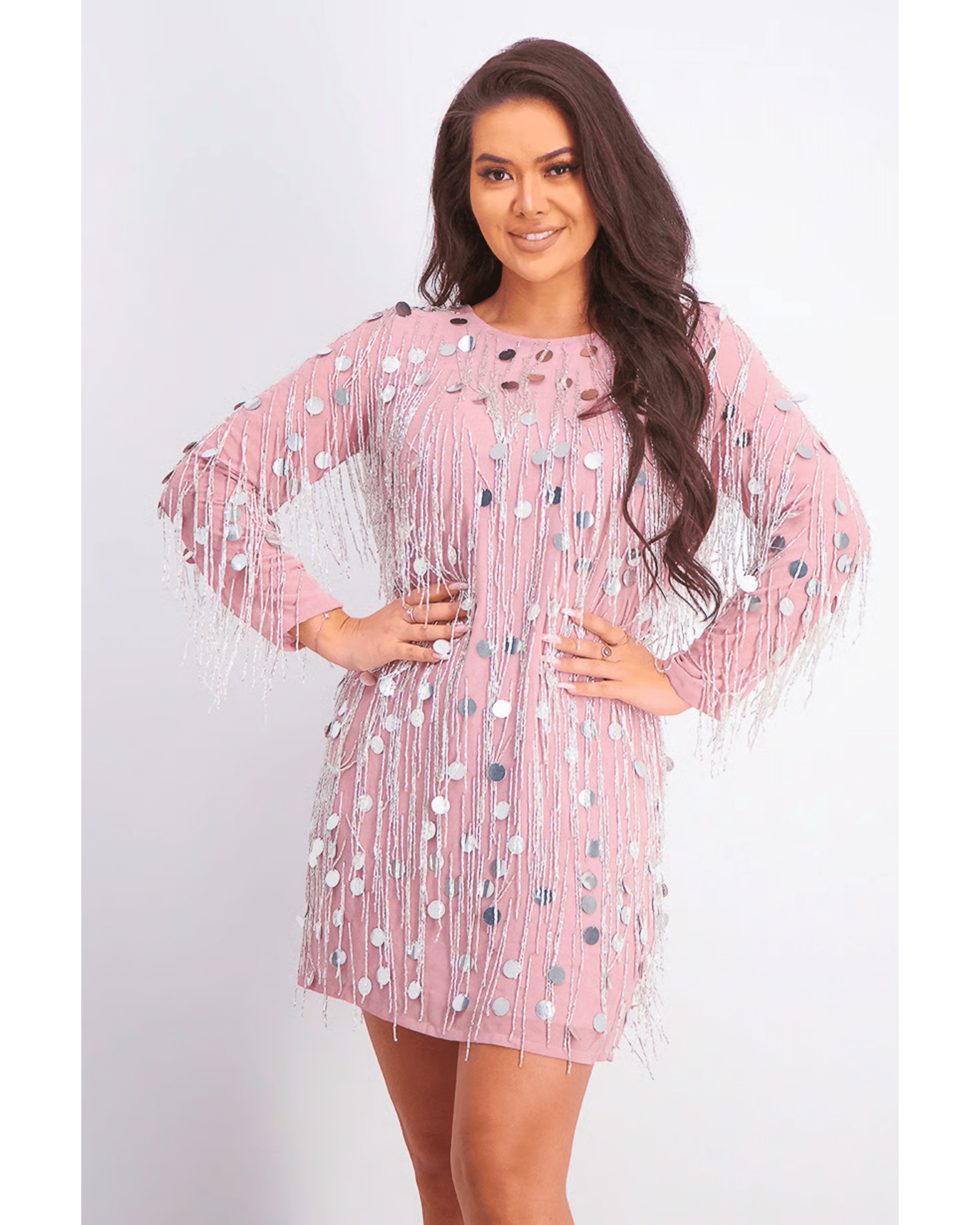Baani Beaded Fringe Dress - Endless - UAE Rental and Resale for Women's Fashion