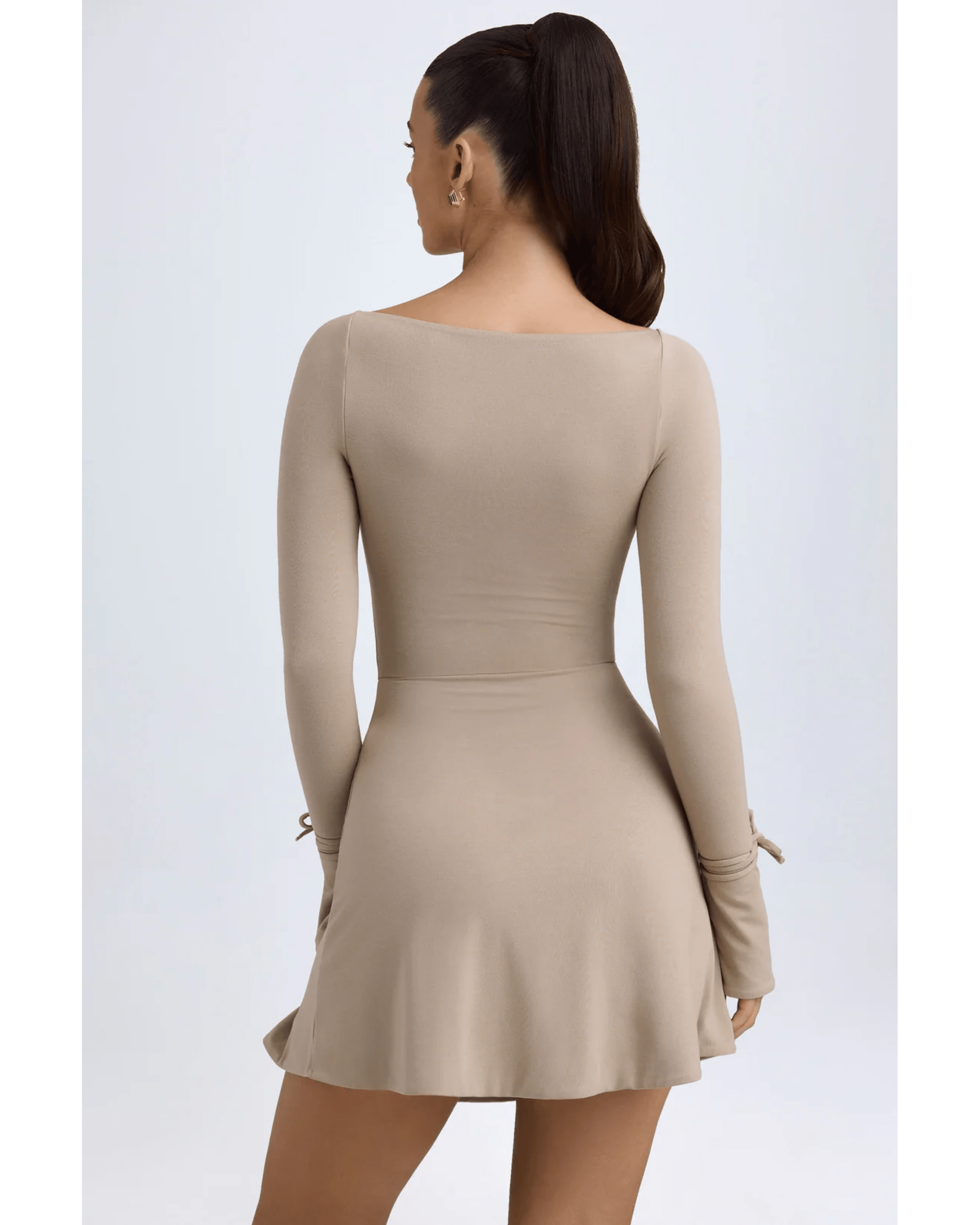 Baize Modal Square-Neck A-Line Mini Dress - Endless - UAE Rental and Resale for Women's Fashion