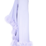 Balear One-shoulder Feather-trimmed Maxi Dress - Endless - UAE Rental and Resale for Women's Fashion