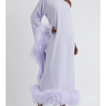 Balear One-shoulder Feather-trimmed Maxi Dress - Endless - UAE Rental and Resale for Women's Fashion