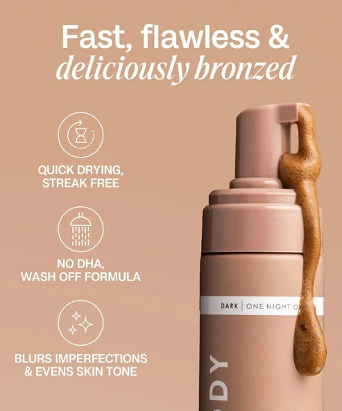Bali Body Bronzing Instant Tanning Mousse in aerosol bottle — Powder Beauty | Endless UAE