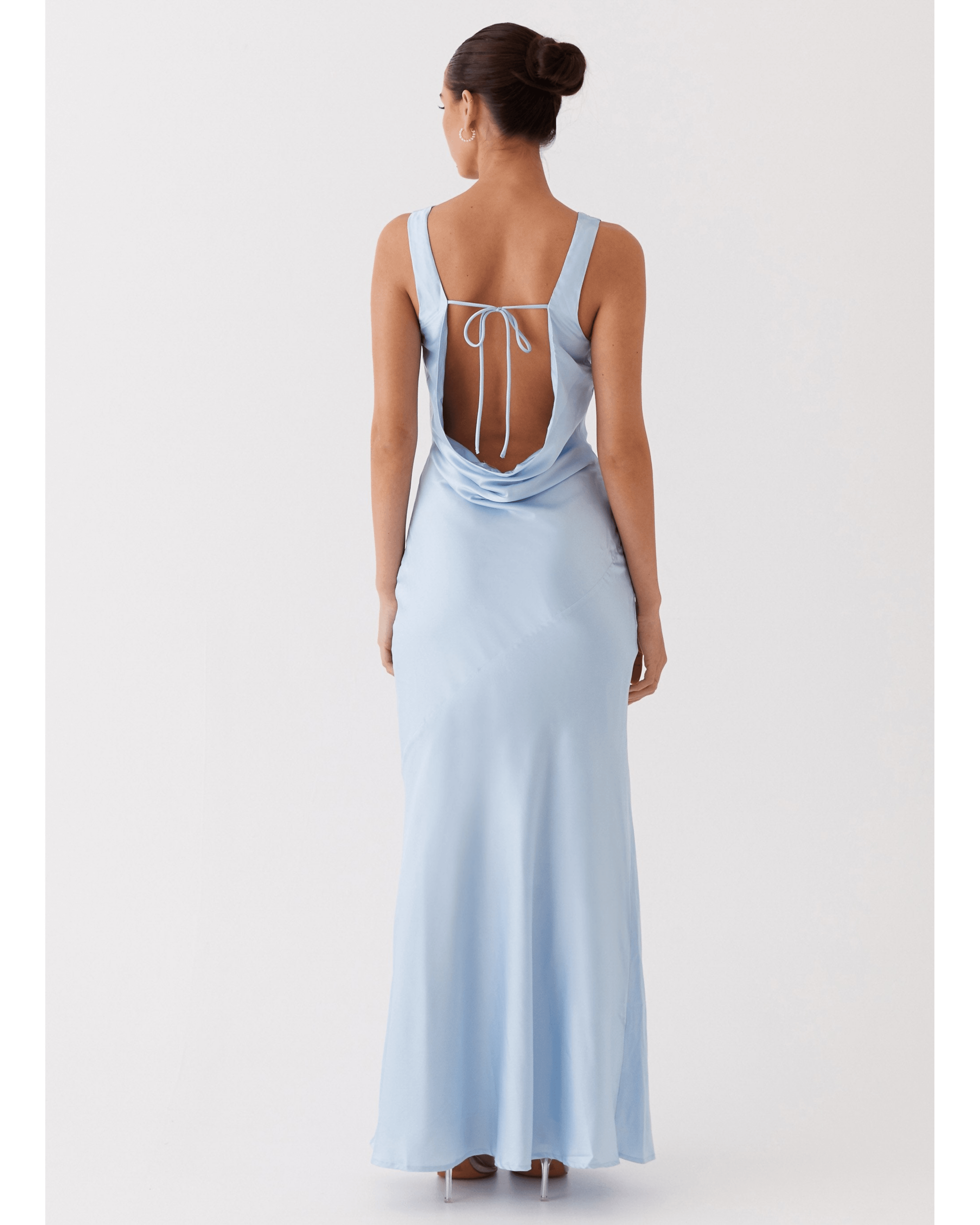 Be Mine Satin Maxi Dress - Endless - UAE Rental and Resale for Women's Fashion