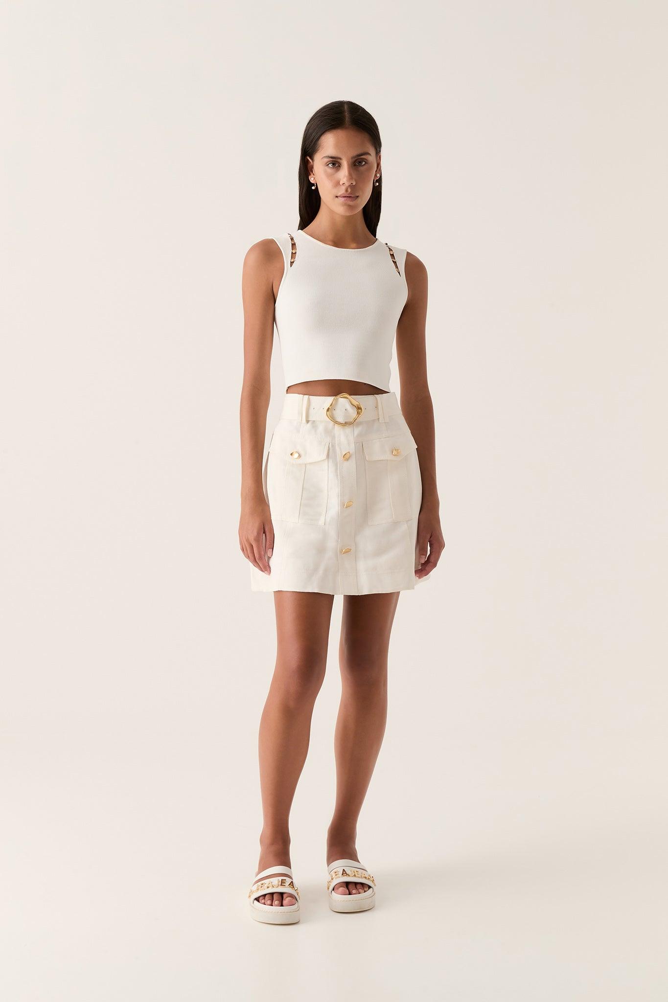 Beacon Utility Mini Skirt - Endless - UAE Rental and Resale for Women's Fashion