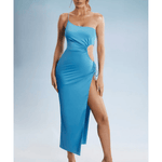 Behati Asymmetric Cut Out Midaxi Dress - Endless - UAE Rental and Resale for Women's Fashion