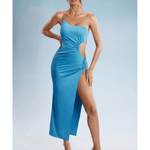Behati Asymmetric Cut Out Midaxi Dress - Endless - UAE Rental and Resale for Women's Fashion